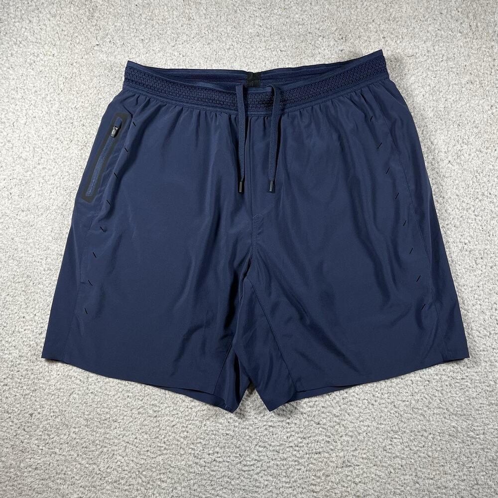 Ten Thousand Shorts Mens L Blue Session Performance Athletic 7" Lined Training
